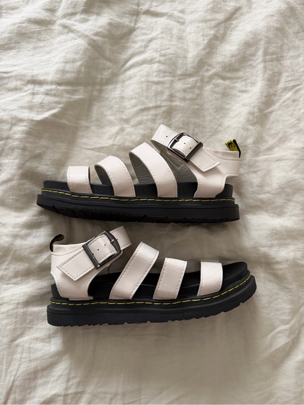 Dr. Marten Blaire Sandal in White